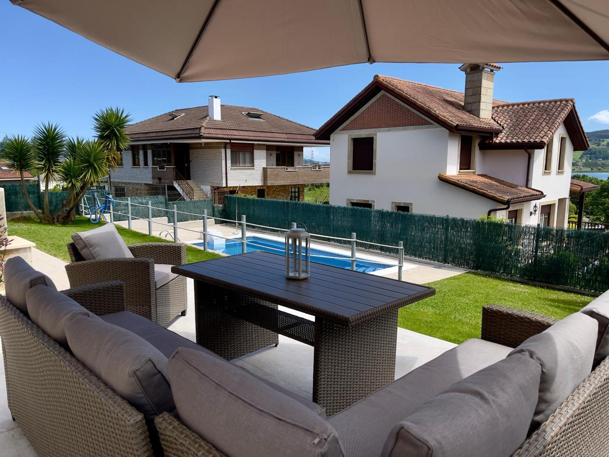 Villa Los Olivos Barcena de Cicero Bagian luar foto