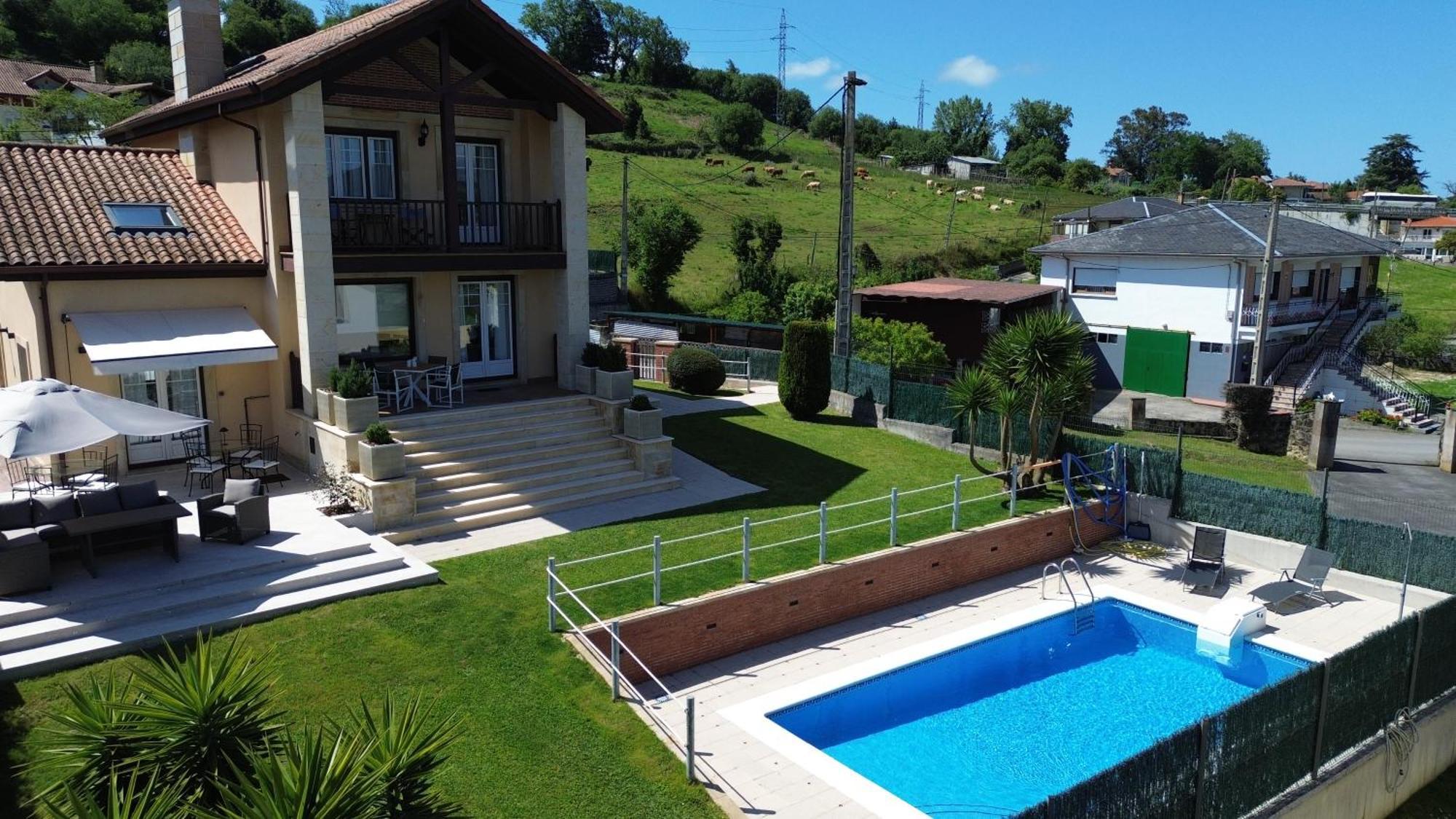 Villa Los Olivos Barcena de Cicero Bagian luar foto